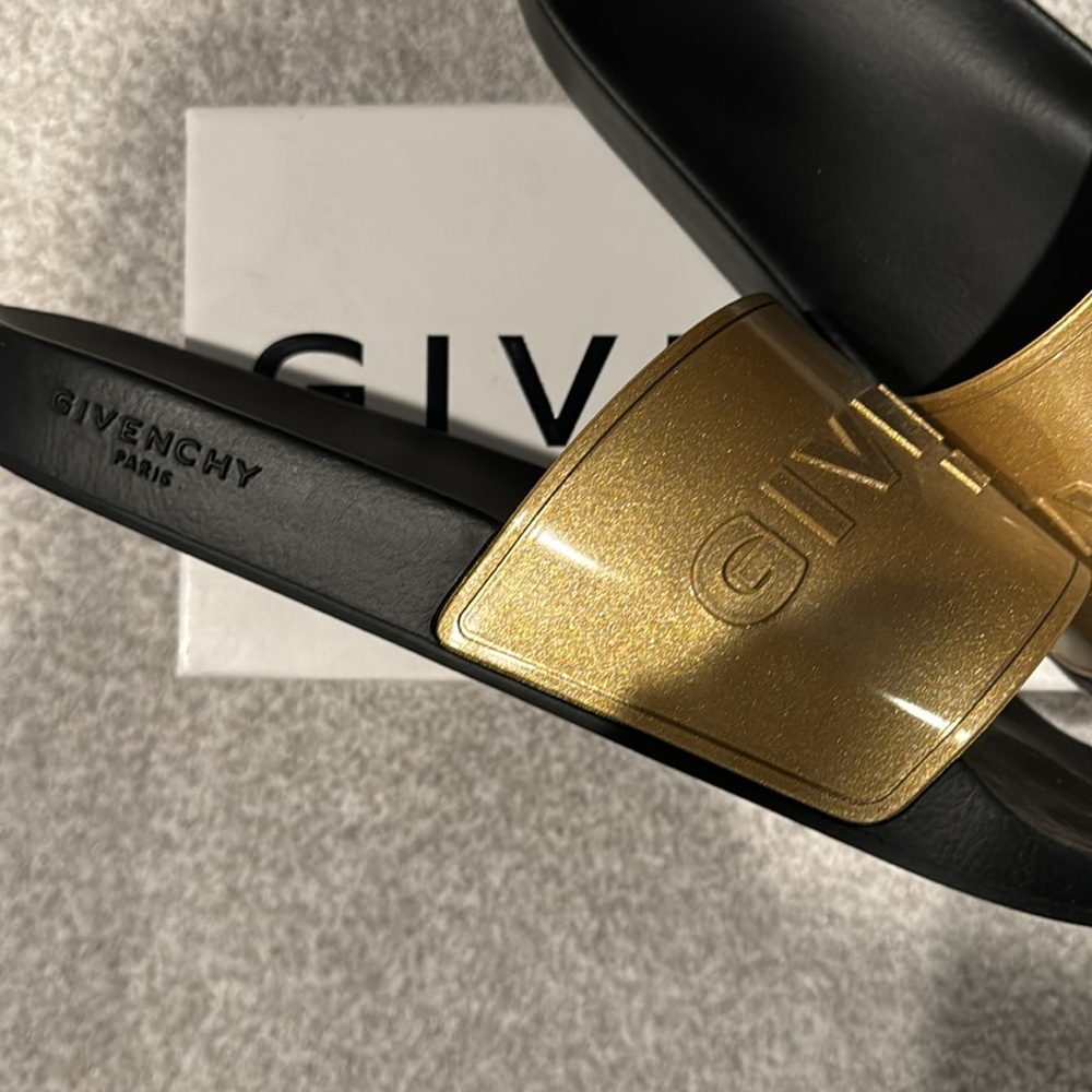 Givenchy slides gold - Picture 4 of 4